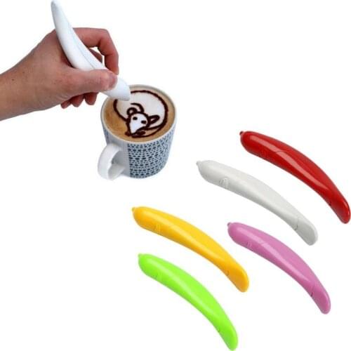 Coffee Drawing Pen Pluma Cafe Engraving Electrical Art Latte Painting Drawing Tool DIY Cake Decor Barista Coffee Accessories