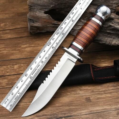 Voltron wild survival saber, wilderness self-defense carry knife, outdoor knife, sharp tactical hunting knife, straight knife