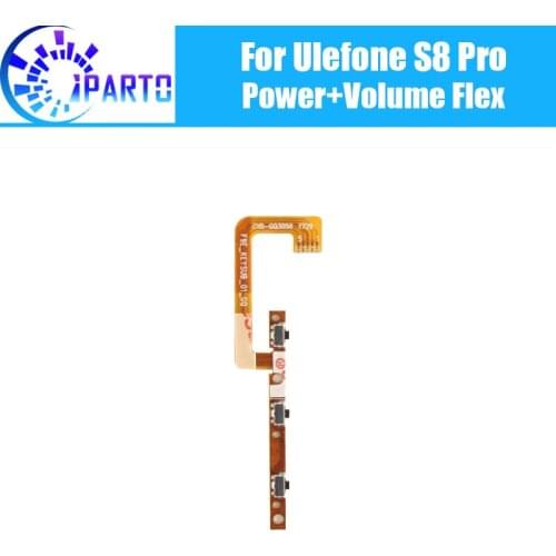 Ulefone S8 Pro Side Button Flex Cable 100% Original Power + Volume button Flex Cable repair parts for Ulefone S8 Pro