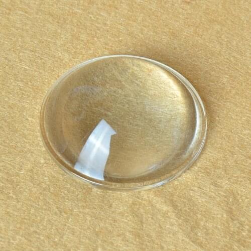 Hight Quality 50mm LED Optical Glass Convex Lens Water Clear Plano Convex Lens For Auto Led Car Lamp Light