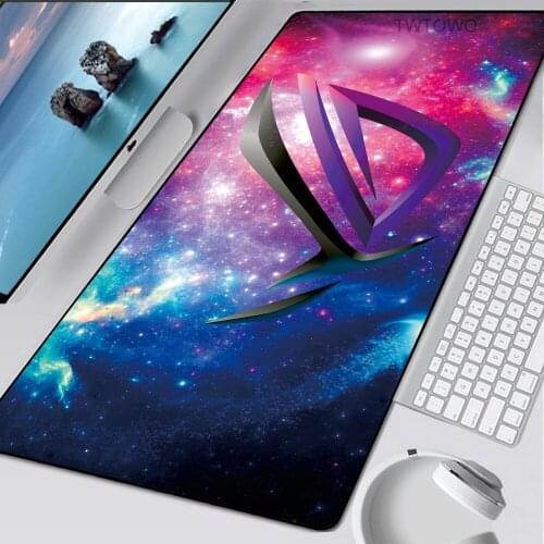 XXL Republic Of Gamer Mousepad Large Gaming Mouse Pad Rubber Locking Edge Office Mat PC Accessories Keyboard Mause Desk Mat