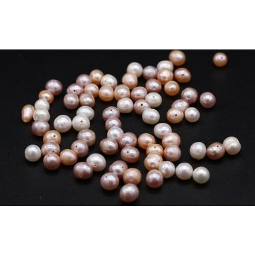 Natural freshwater pearl round pearl pearl making jewelry,20pieces in a pack,packaged for sale,various specifications and colors