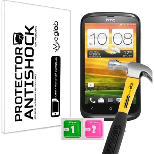 Protector de Pantalla Anti-Shock Anti-Golpe Anti-arañazos Compatible con HTC Desire V