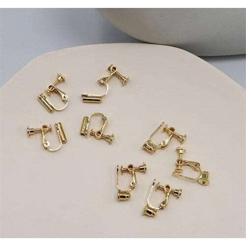 Ear Clip Converter Earrings Artifact Painless Stealth Spiral Ear Clip Change without Ear Pierced Ear clip Jewelry Accessories