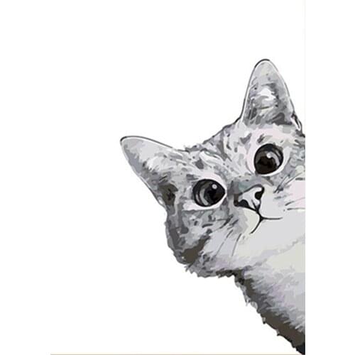 Animal Worlds Painting By Numbers with Frame For Adults Kits Painted Drawing Canvas DIY Oil Coloring Paint Picture By Numbers