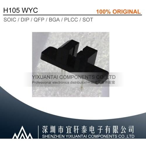 10pcs Free shipping H105 Original WYC Slot width 5mm with binaural Photointerrupter U-groove photoelectric switch Transmissive