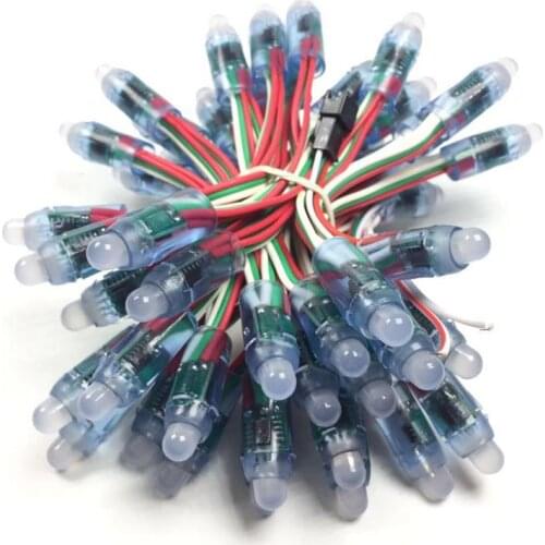 1000pcs 4m/6.5meter DC5V WS2811 Full Color LED Pixel Light Module 12mm 10cm/15cm wires IP68 waterproof RGB Digital led strings