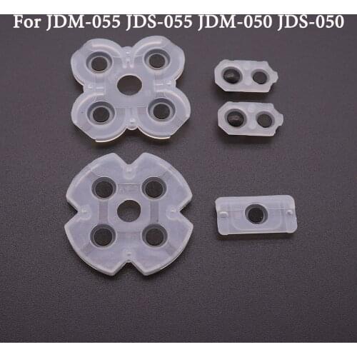5Sets Silicone Conductive Rubber Pads for Playstation 4 PS4 JDM 055 JDS 055 jdm 050 jdm 055 Controller Buttons Repair Part