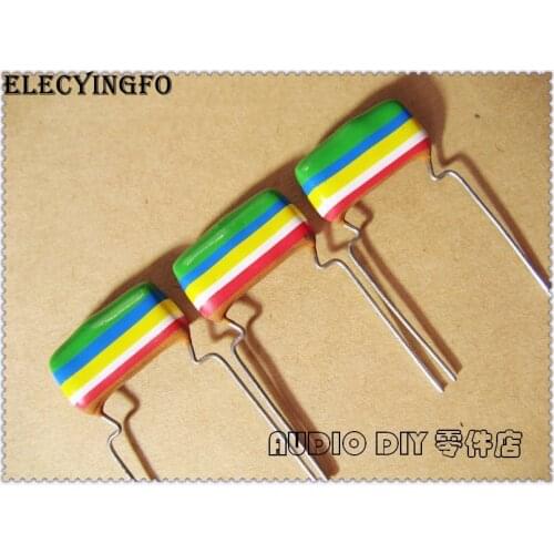 5pcs 352 Series 0.56uF 250V 250V0.56uF 10% 1979 Antique Zebra Copper Foot Film Capacitor 560nF 250V560nF 564 250V564