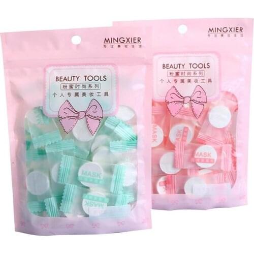 Ultra-Thin Moisturizing Disposable Compression Mask Wrapped Paper 50pcs Masks Cotton Sheet SkinCare DIY Face E3Q0