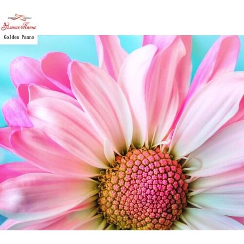 5D DIY full square diamond painting pink flower diamond cross stitch mosaic rhinestones flower painting wedding decor homec