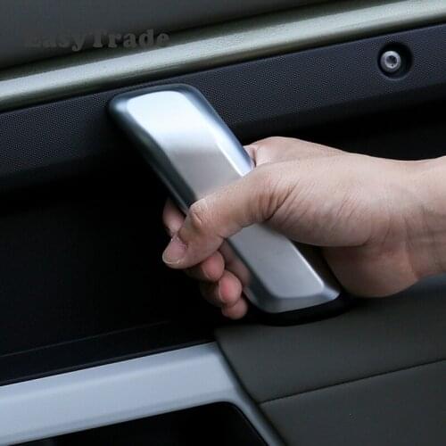 Car Styling Interior Door Handle Trim Cover Chrome Sticker For Land Rover Defender 2020 2021 Accessories 3 Pcs Auto Accessories