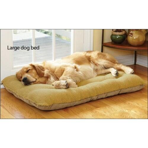 Big Size Large Dog Bed Kennel Mat Soft Fleece Pet Dog Puppy Cat Warm Soft Bed House Plush Cozy Nest Dog House Pad