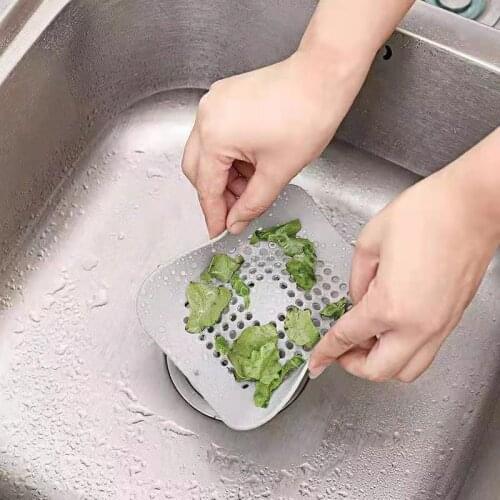 Household Kitchen Sink Anti-clogging Silica gel Floor Drain Cover Bathroom Outlet Hair Anti-clogging Filter Sewer Strainer
