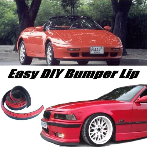NOVOVISU Bumper Lip Deflector Lips For KIA Elan Front Spoiler Skirt For Car Tuning View / Body Kit / Strip