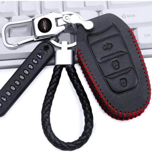 Automotive Car Remote Key Case Holder Protective Sleeve Cover For Lifan Marvell Xuanlang MPV Etc