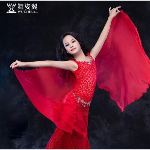 Hot Sale New Oriental Dance Costumes Wuchieal Brand kids girls Belly Dance Costume Dress performance Clothes RT170