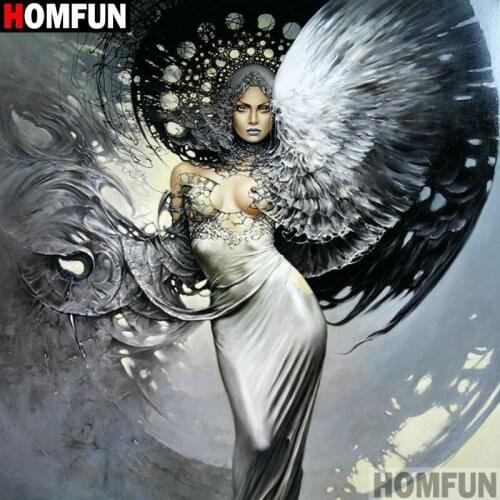 HOMFUN Full Square/Round 5D DIY Diamond Embroidery "Beauty character" Diamond Painting Cross Stitch Rhinestone 5D A00903