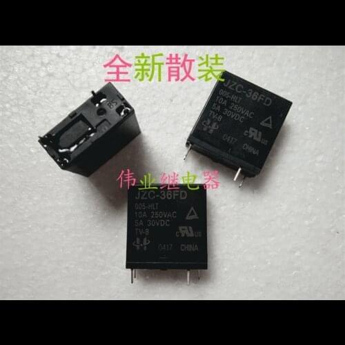 JZC-36FD 005-HLT new relay HF36FD 005-HLT 4 pin