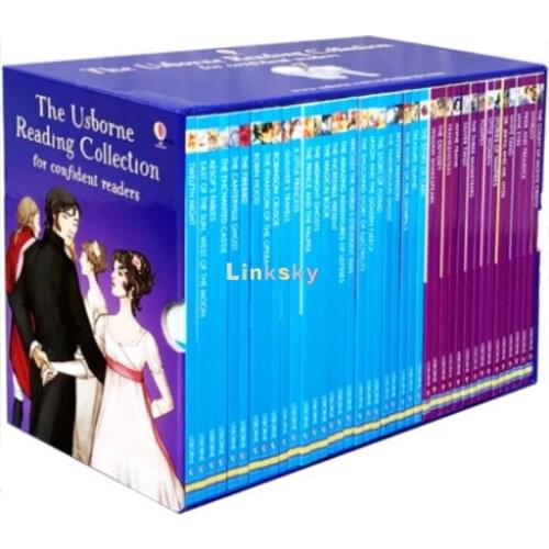 The Usborne Reading Collection for Confident Readers, 40 books /set ,Whit Lively Readable Text and Fully Illustrated Pages