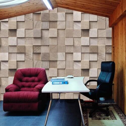 Continental retro background painted large murals solid wood bedroom wallpaper3Dliving roomsofabackground set size