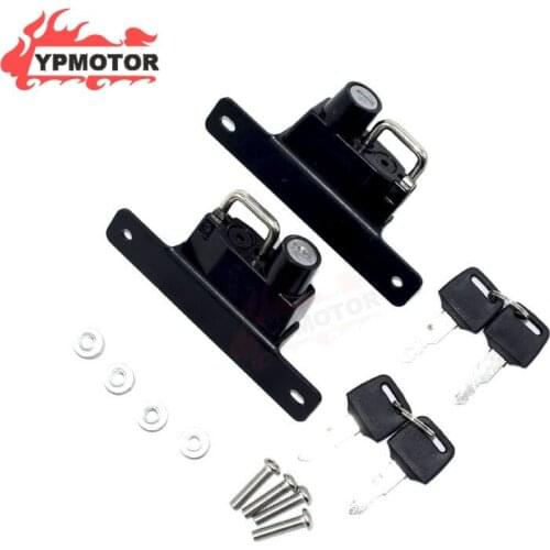Left&Right Side Motorcycle Helmet Lock Anti-thief Hook Mount W/ Key Mounting Set For BMW R NINE T R9T Scrambler 2014-2016 2015