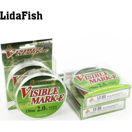 LidaFish 150M Nylon Fishing Line 1-18.8LB Monofilament Line Japan Material Fishline for Saltwater & Freshwater