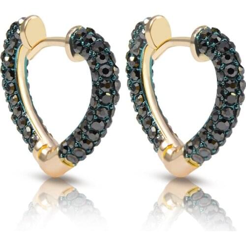 Love Earrings Wholesale Fashion Earrings for Women Trendy Cool Heart-shaped Alloy New Fashion Peach Heart Stud Earrings