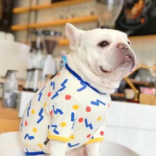 Cute Dog Clothes White-Based Dog T-shirt