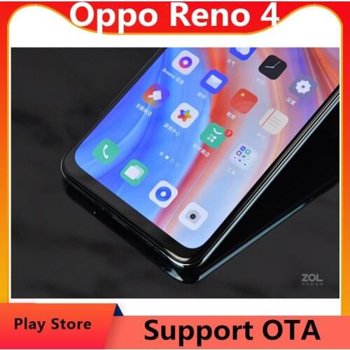 DHL Fast Delivery Oppo Reno 4 5G Cell Phone 6.4" AMOLED 60HZ 48.0MP 65W Super Charger Face ID Fingerprint Snapdragon 765G OTA