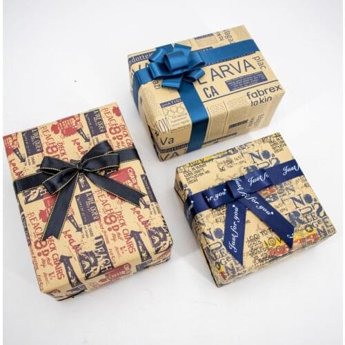 New Goods 52x75cm Wrapping Paper Vintage Newspaper European Gift Wrap Artware Packing Package Paper Christmas Kraft Paper 80g