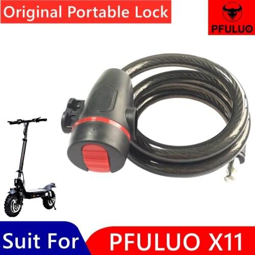 Original Portable Lock For PFULUO X-11 KickScooter Smart Electric Scooter Foldable Skateboard Hoverboard Lock Parts