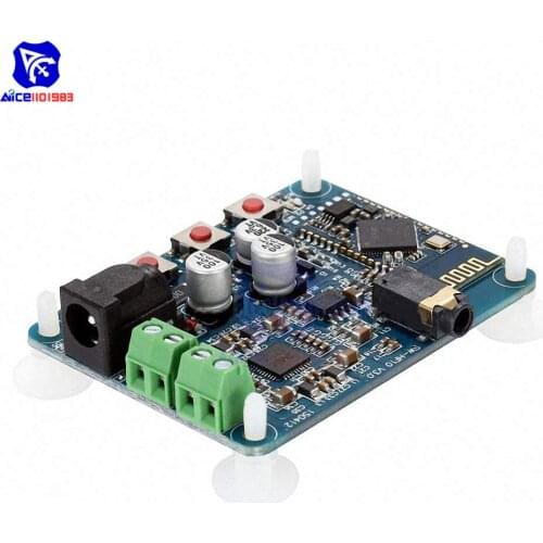 DC 12V Bluetooth 4.0 PAM8610 Audio Receiver Stereo Amplifier Board Module 10W *2 Bluetooth Audio Amplifier Module