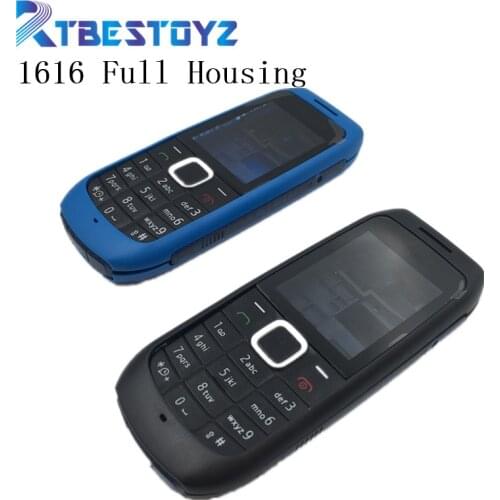 RTBESTOYZ 1616 Full Housing Original New For Nokia 1616 Housing Cover Door Frame + Battery Back Cover + Keypad