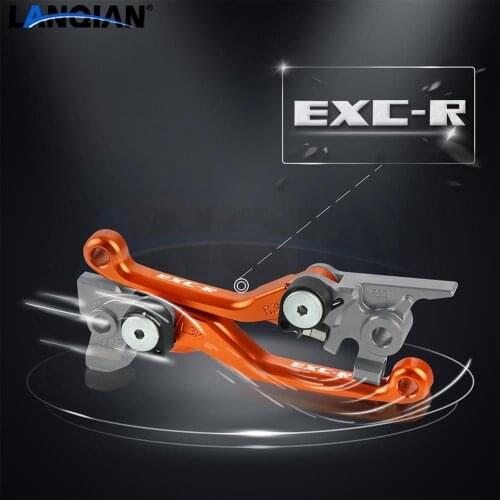 Motorcycle Dirt Pit Bike Motocross Pivot Brake Clutch Levers For 250 400 525 EXCR EXC-R 450 EXCR EXCF 530 EXCR EXC Parts