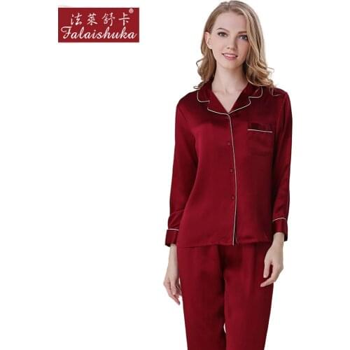 Silk Pajamas For Women Long Sleeve Casual Pajamas Comfortable Pajamas for Women Silk Pajama Suit for Women2021