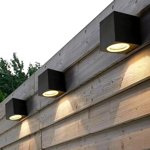 5W/10W LED Aluminum Wall Lamp Porch Light Wall Sconce Square Outdoor Waterproof Wall Light Garden Lights Modern wall lights