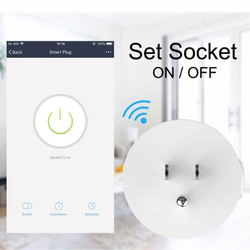 Intelligent Smart WiFi Socket US Plug Power Socket Outlet Plug Adapter APP For Alexa Echo Google Assistant Homekit Mini
