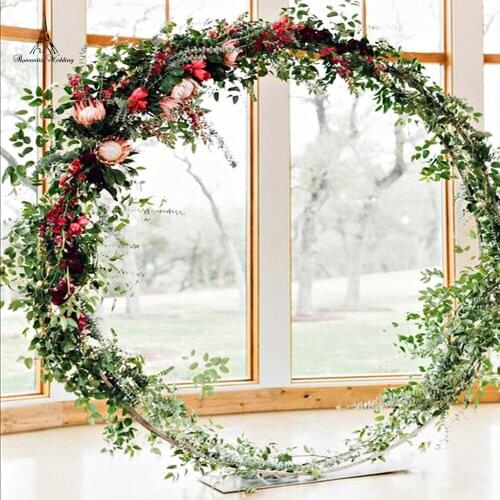 1pcs Romantic Wedding Metal Flower Arch Stand Support With Double Arms for Wedding Decoration Floral stand main door design