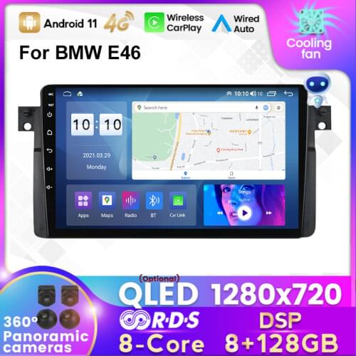 MEKEDE M600S For BMW E46 Coupe M3 Rover 316i 318i Car Radio Multimedia Video Player Navigation GPS No 2 din 2din DVD Android 11