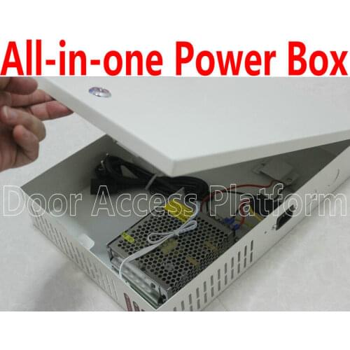All-in-one Power Supply Box for install access controller panel,Controller board kit Door Lock Power give power to locks boxes