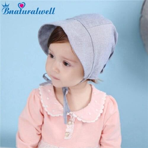Bnaturalwell Baby Girls Bonnet Infant Girls Lovely Beanie Toddler Caps Newborn Granny Hat Milk Maid Cap Photo Props 1pc H861S