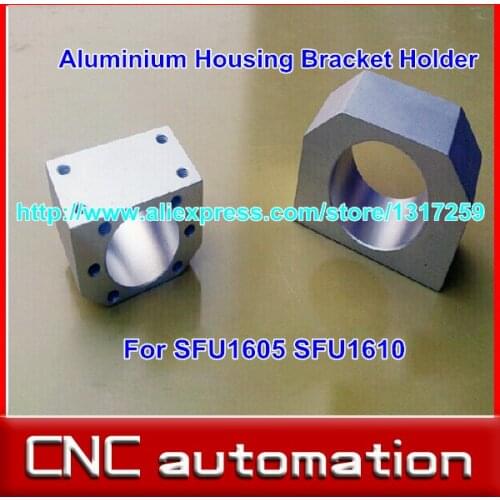 Nut housing bracket holder for ballscrew SFU 1604 SFU 1605 SFU 1610 Aluminium Alloy
