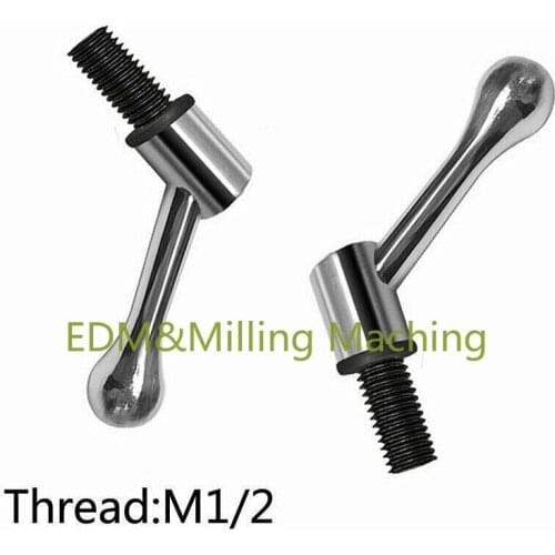 2PC CNC Milling Machine Part Table Lock Bolt Handle M1/2 Thread For Bridgeport Mill Tool