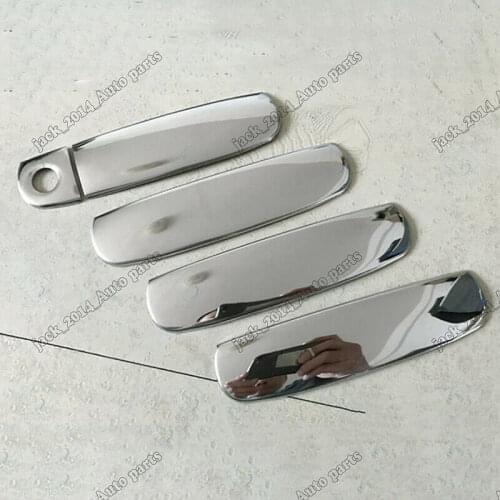 Chrome Side Door Outer Handle Cover Trim For 1999 2000 2001 2002 03 2004 AUDI A6