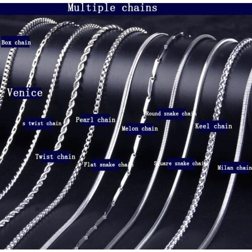 Necklace for Womens Wave Snake Box Chains necklace Stainless Steel Chain 2020 wholesale Jewelry gifts for Female Accessories