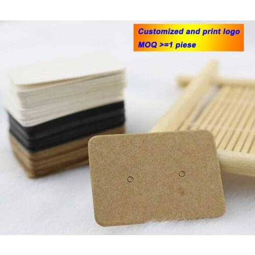 Hot Sale 100pcs/lot Jewelry Display Holder Earring Stud Dispaly Organizer Plastic Earring Packaging Card