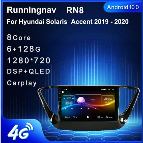 Runningnav For Hyundai Solaris Accent 2020 2019 Android Car Radio Multimedia Video Player Navigation GPS