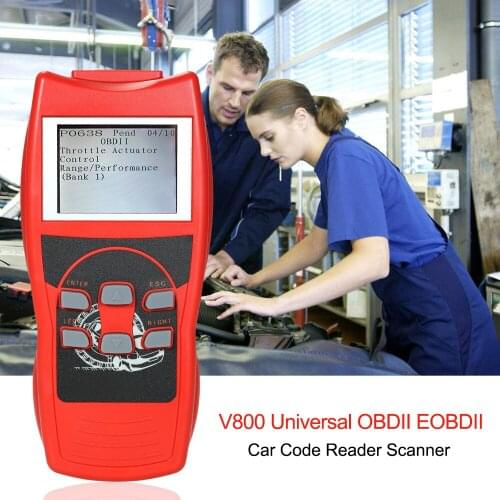 V800 Universal OBDII EOBDII Car Code Reader Scanner Engine Fault Diagnostic Scan Tool with Color LCD Screen Car Styling