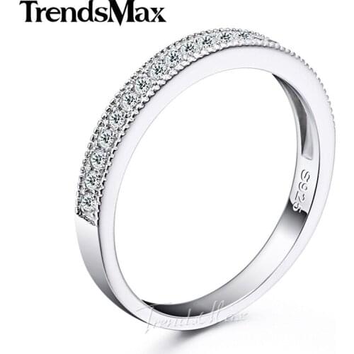 Trendsmax Rings With Cubic Zirkonia For Women